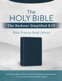 Image of Bible Promise Book Simplified KJV – Navy Cross