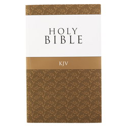 Image of KJV Gold Olive Branch Softcover Outreach Bible