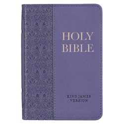 Image of KJV Purple Faux Leather Mini Pocket Bible