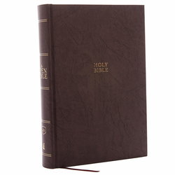 Image of KJV Open Bible (Comfort Print)-Brown Hardcover