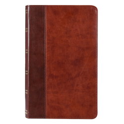 Image of KJV Bible Giant Print Two-Tone Brown