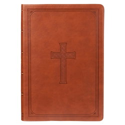 Image of KJV Bible Super Giant Print Tan