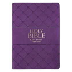 Image of KJV Bible Super Giant Print Purple