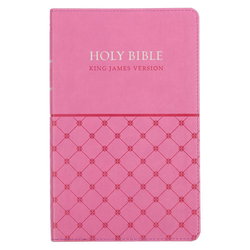 Image of KJV Pink Faux Leather Gift Edition Bible