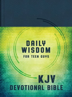 Image of KJV Daily Wisdom for Teen Guys Devotional Bible