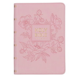 Image of KJV Compact Bible – Pink Large Print
