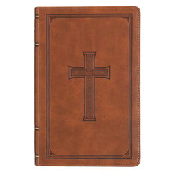Image of KJV Brown Deluxe Gift Bible with Thumb Index