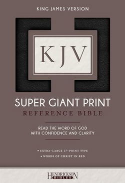 Image of KJV Super Giant Print Bible (Imitation Leather, Black)
