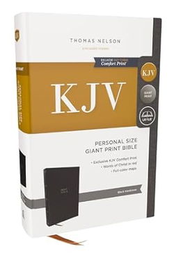 Image of KJV Holy Bible: Personal Size Giant Print, Hardcover, Red Letter, Comfort Print