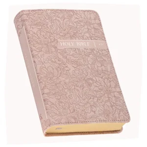 KJV Bible Compact Faux Leather,  Pink