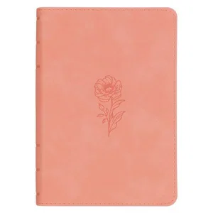 KJV Bible Compact Large Print Faux Leather, Pink