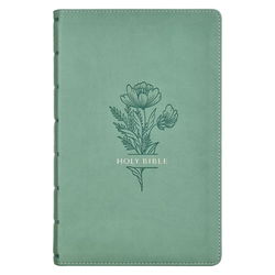 Image of KJV Bible Giant Print Faux Leather, Teal