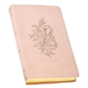 KJV Bible Thinline LP Faux Leather Trust, Pink