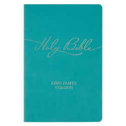 Image of KJV Bible Gift Faux Leather, Teal