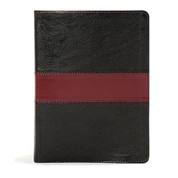 Image of KJV Apologetics Study Bible, Black/Red Leathertouch