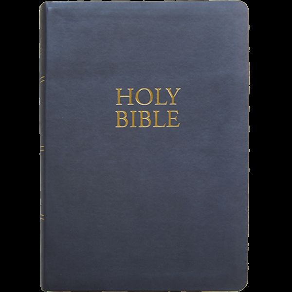 Image of KJV Giant Print Bible | Charcoal | Simulated Leather
