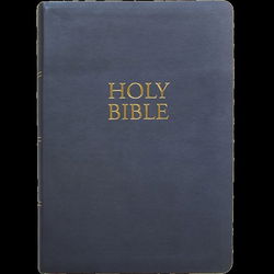 Image of KJV Giant Print Bible | Charcoal | Simulated Leather