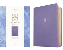 Image of KJV Every Woman’s Bible, Filament Enabled (Leatherlike, Periwinkle Purple, Red L