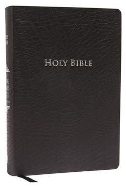Image of KJV Study Bible, Large Print, Bonded Leather, Black
