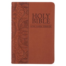 Image of KJV Tan Faux Leather Pocket Bible