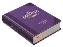 Image of KJV Purple Quarter-bound Faux Leather Hardcover – A Journaling Bible
