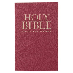 Image of KJV Bible Gift & Award Faux Leather, Burgundy