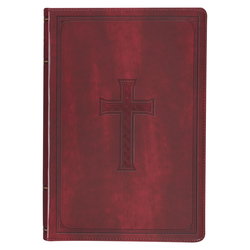Image of KJV Bible Thinline LP Faux Leather, Burgundy