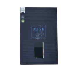 Image of NASB, Thinline Bible, Leathersoft, Black, Red Letter Edition