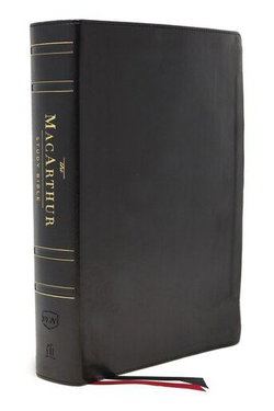 Image of NASB MacArthur Study Bible Black Genuine Leather