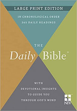 Image of NIV The Daily Bible Large Print Edition -365 Daily Readings