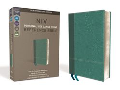 Image of NIV, Personal Size Reference Bible, Large Print, Leathersoft, Teal,