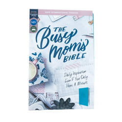 Image of NIV The Busy Mom’s Bible -Comfort Print-Teal Leathersoft