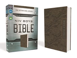 Image of NIV, Boys’ Bible, Leathersoft, Brown Camo