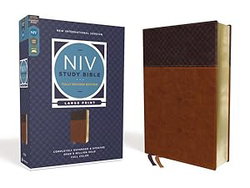 Image of NIV Study Bible, Fully Revised Edition, Large Print, Leathersoft, Brown