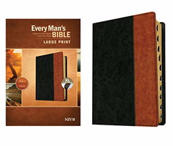 Image of NIV, Every Man’s Bible Large Print Genuine Leather, Black