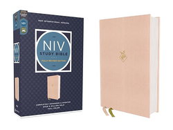 Image of NIV Study Bible Fully Revised Pink Cloth Over Board Red Letter