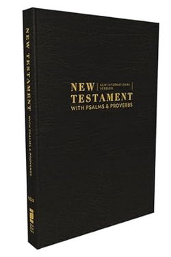 Image of NIV New Testament with Psalms and Proverbs, Pocket-Sized, Paperback, Black