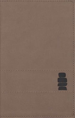 Image of NIV Read, Think, Live, Leathersoft Brown Devotional Bible