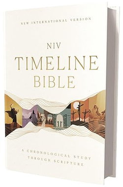 Image of NIV Timeline Bible, Hardcover, Red Letter, Comfort Print: A Chronological Study