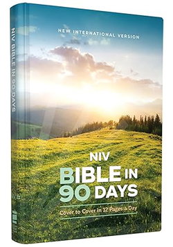 Image of NIV Bible in 90 Days, Hardcover: Cover to Cover in 12 Pages a Day