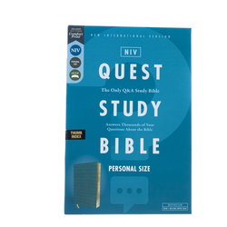 Image of NIV Personal-Size Quest Study Bible, Comfort Print -Leather-look,