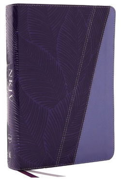 Image of NKJV Study Bible, Leathersoft, Purple, Full-Color, Comfort Print