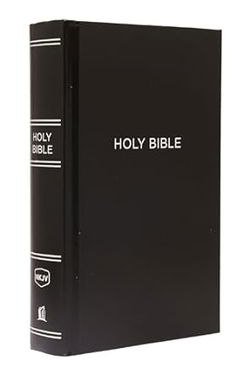 Image of NKJV, Pew Bible, Large Print, Hardcover, Black, Red Letter Edition
