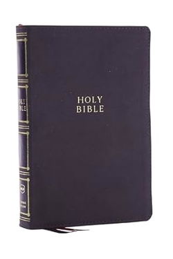 Image of NKJV Compact Reference Bible, Gray Leathersoft, Red Letter