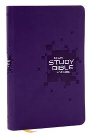 Image of NKJV Study Bible for Kids, Purple Leathersoft: The Premier Study Bible for Kids