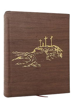 Image of NKJV Journal the Word Reference Bible Brown Leathersoft Over Board