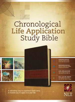 Image of NLT2 Chronological Life Application Study-Brown/Tan TuTone
