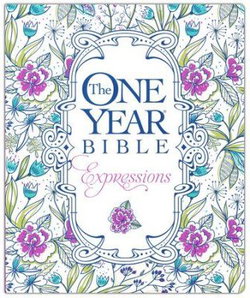 Image of NLT2 One Year Creative Expressions Bible-Deluxe Floral Softcover