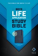 Image of NLT Boys Life Application Study Bible, Tutone (Leatherlike, Blue/Neon/Glow)