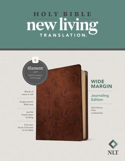 Image of NLT Wide Margin Bible Brown – Filament Enabled